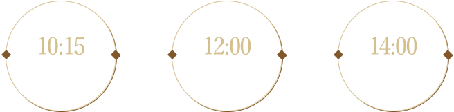 10:15 金继体验 12:00 毕业典礼 14:00 自由活动