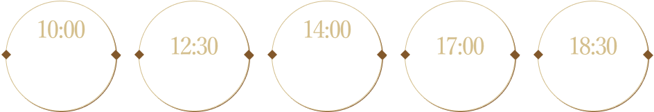 10:00 Travel by Shinkansen and hired car 12:30 Lunch 14:00 Visit to Datekawaseki Quarry 17:00 Yunushi Ichijoh 18:30 Dinner