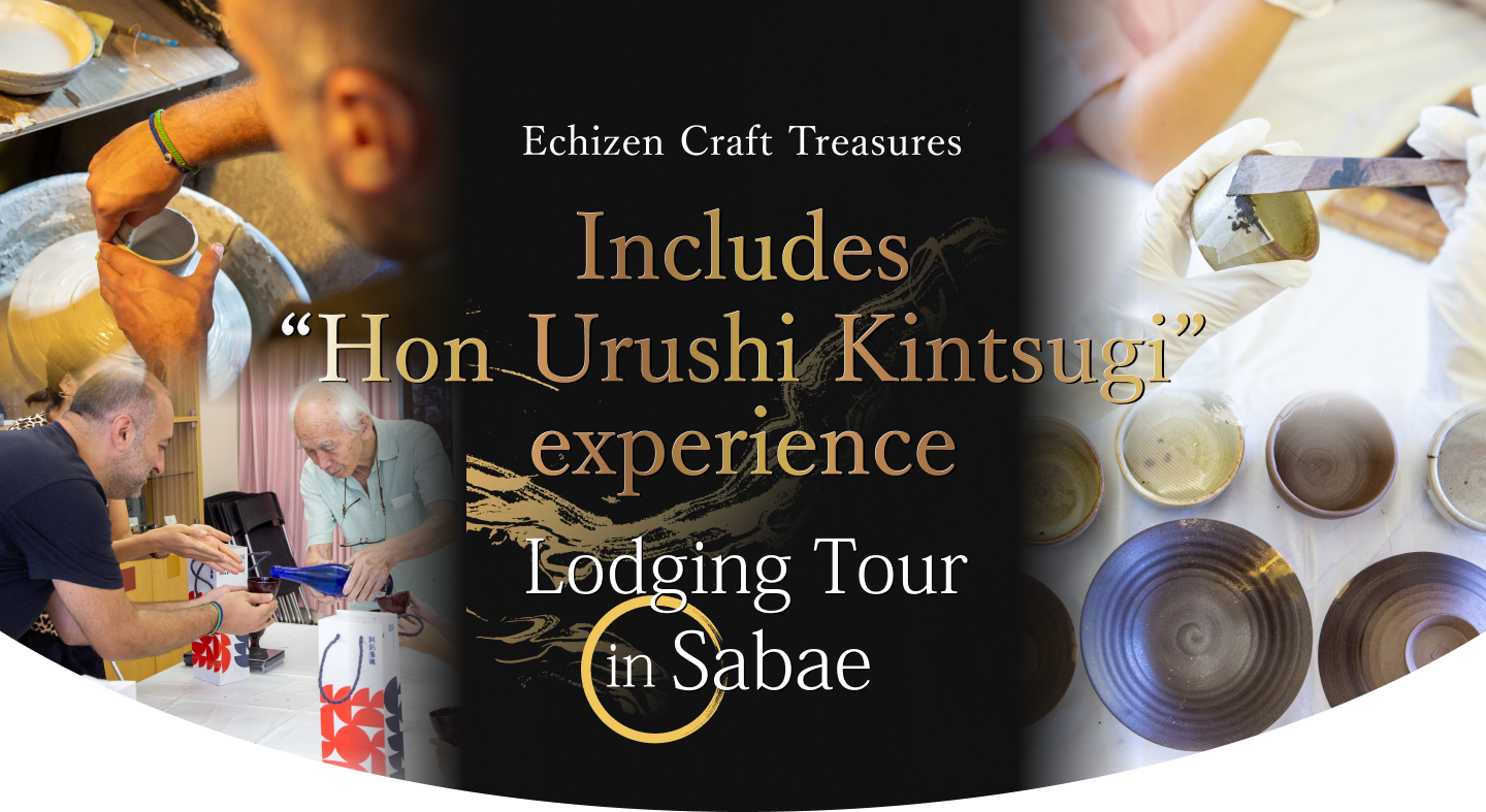 Echizen Craft Treasure “Hon-urushi Kintsugi” Experience Tour in Sabae