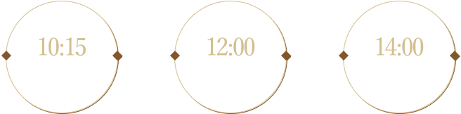 10:15 金継ぎ体験 12:00 修了式 14:00 自由行動